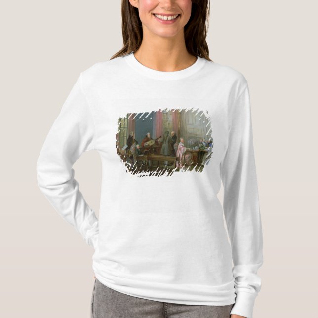 Camiseta Mozart joven en el clavicordio (Anverso)