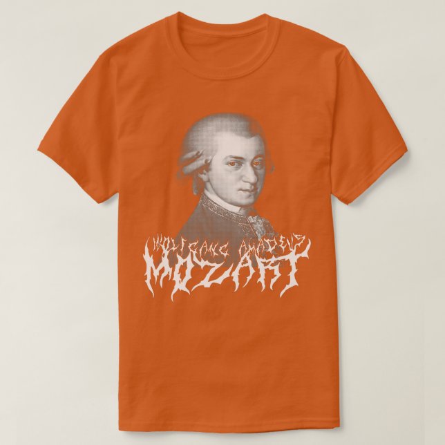 Camiseta Mozart Metalizado (Diseño del anverso)