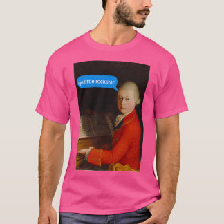 Camiseta Mozart se va pequeño rockstar