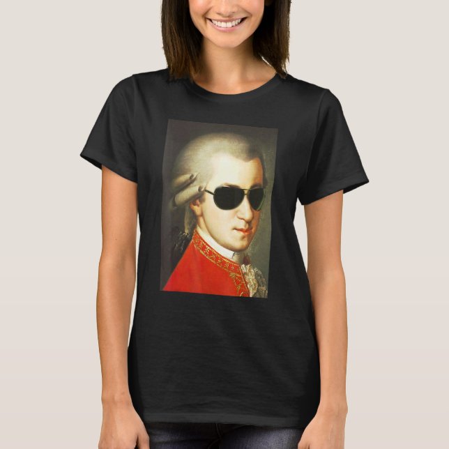 Camiseta Mozartt con gafas de sol (Anverso)