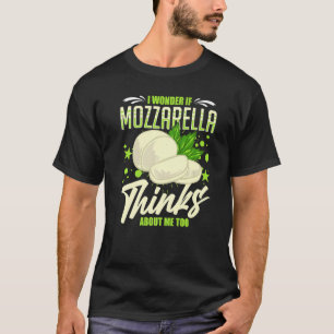 Camiseta Mozzarella Queso Recetas Buffalo Italiano Fresco 1