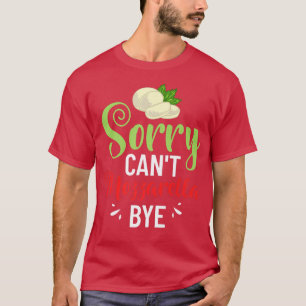 Camiseta Mozzarella Quesos Recetas Buffalo Italiano Fresco 