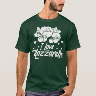 Camiseta Mozzarella Quesos Recetas Buffalo Italiano Fresco