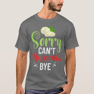 Camiseta Mozzarella Quesos Recetas Buffalo Italiano Fresco 