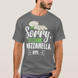 Camiseta Mozzarella Quesos Recetas Buffalo Italiano Fresco