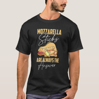 Camiseta Mozzarella Sticks Ama Los Palos De Queso Mozzarell