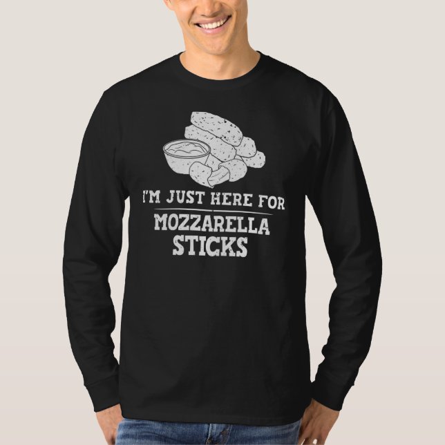 Camiseta Mozzarella Sticks Cheese Stick Bread (Anverso)