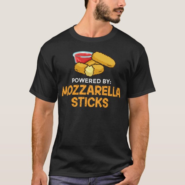 Camiseta Mozzarella Sticks Regalo Pan De Palo De Queso (Anverso)