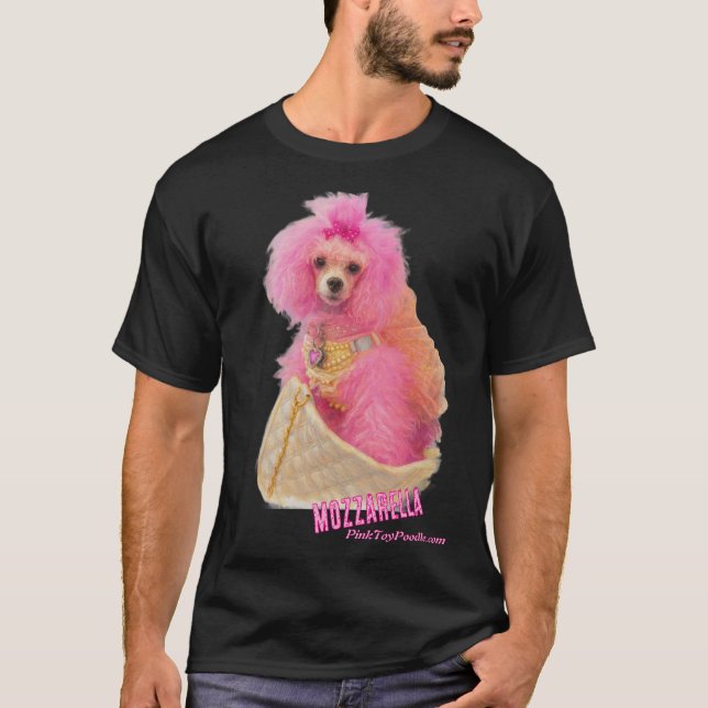 Camiseta MozzarellaThePoodle, Poodle Shirt (Anverso)