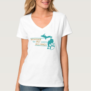 Camiseta MPA Camisas de cuello de la tripulación femenina