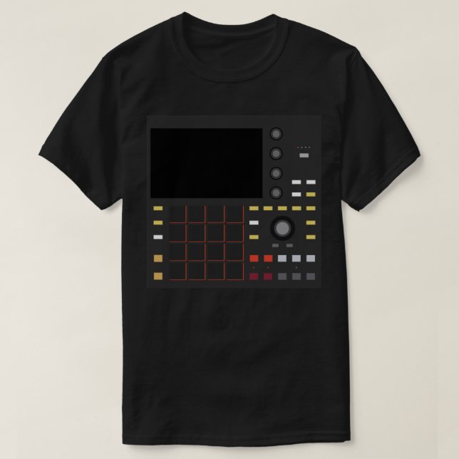 Camiseta MPC One - Producer Life Gear - Dope Beat Machine S (Diseño del anverso)
