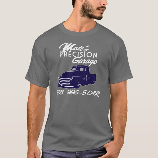 Camiseta MPG - Camión - frente solamente con el teléfono (Anverso)