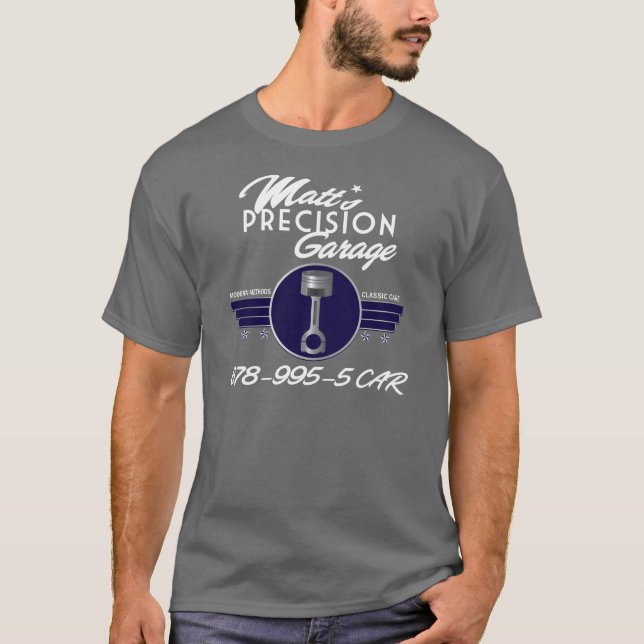 Camiseta MPG - Pistón - frente solamente con el teléfono (Anverso)