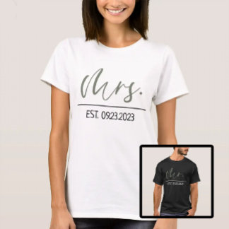 Camiseta Mr and Mrs Tshirts 3