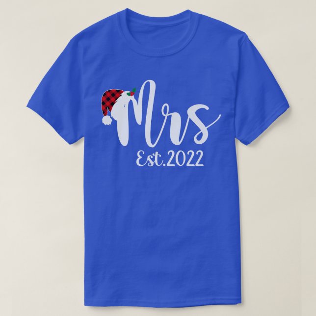 Camiseta Mr Claus & Mrs Claus Est (Diseño del anverso)