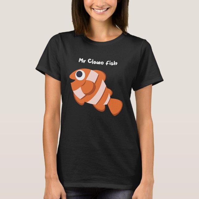 Camiseta Mr Clownfish Clownfish Anemone (Anverso)