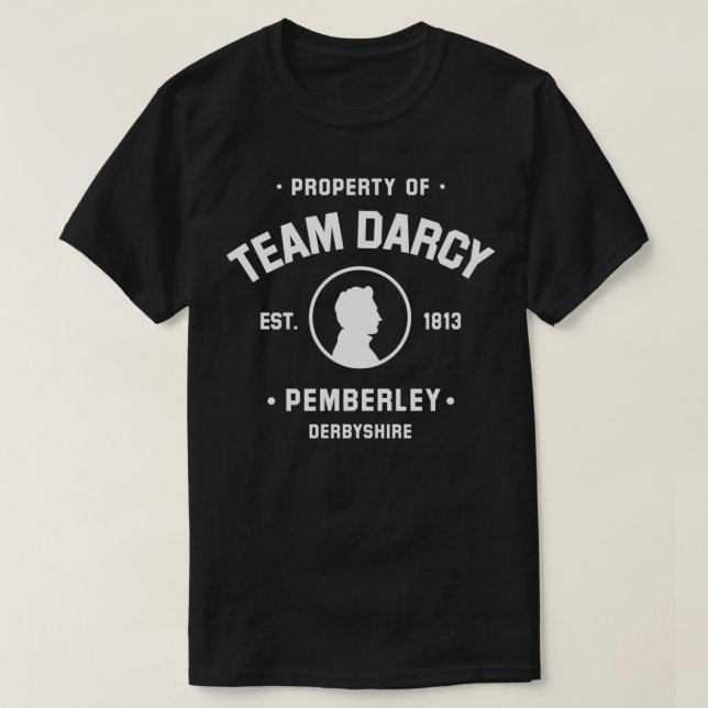 Camiseta Mr Darcy Pride and Prejudice Jane Austen  Team Dar (Diseño del anverso)