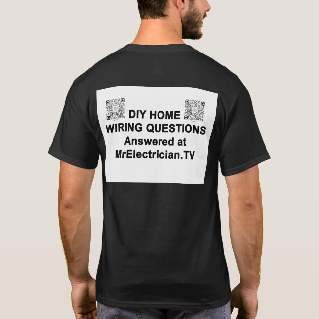 Camiseta Mr. Electrician Promotional Tee Shirt (Reverso)