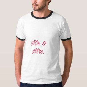 Camiseta Mr & Mrs Matching Couple Shirt - Edición masculina