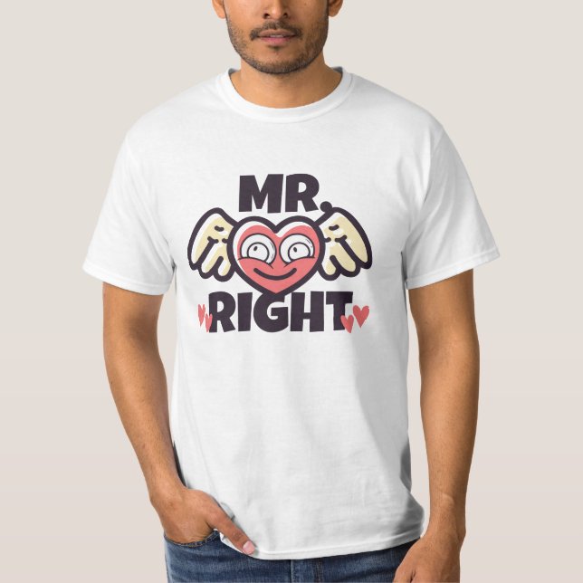 Camiseta Mr. Right (Anverso)