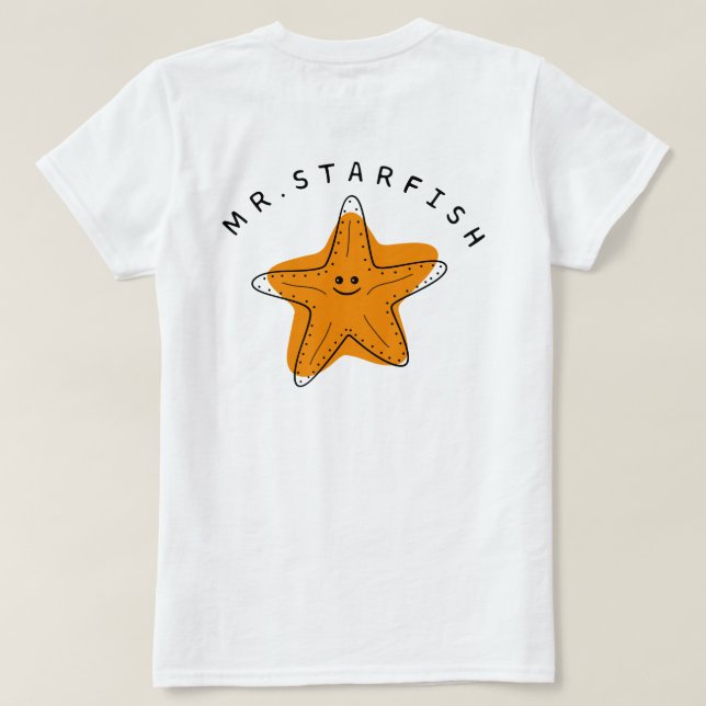 Camiseta Mr. Starfish (Reverso del diseño)