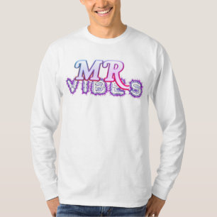 Camiseta Mr Vibes Stylish Basic Long Sleeve Red T-Shirt (