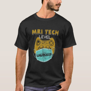 Camiseta MRI Tech Level Unlocked Funny nuevo técnico de IR