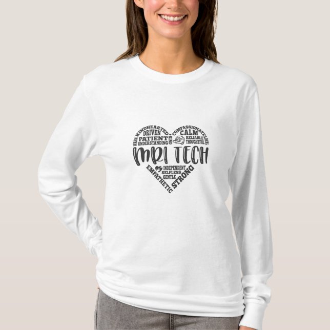Camiseta MRI tech, mri technologist, ct scan (Anverso)