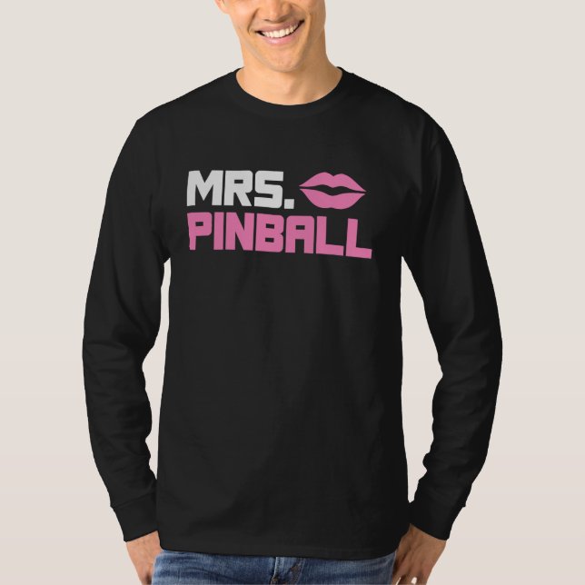 Camiseta Mrs Pinball slot machine gamer partner look men (Anverso)