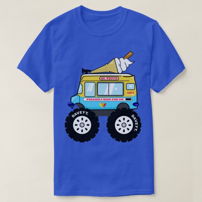 Camiseta MrWhippe Monster Truck (Diseño del anverso)