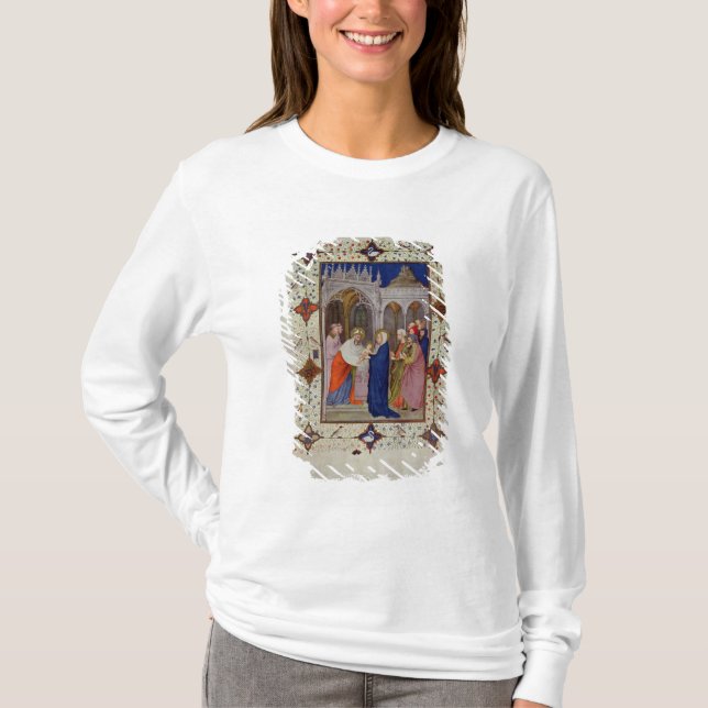 Camiseta Ms 11060-11061 horas de Notre Dame: Ningunos, el (Anverso)
