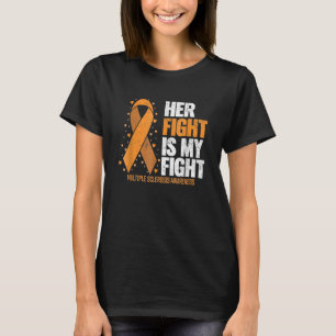 Camiseta MS Apoya Su Lucha Mi Lucha Múltiple Esclerosis A