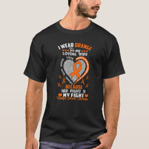 Camiseta Ms Apparel Naranja Esposa Esclerosis Múltiple