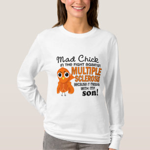 Camiseta Ms enojado de la esclerosis múltiple del hijo del