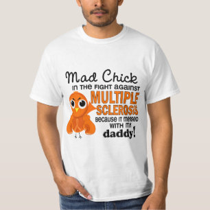 Camiseta Ms enojado de la esclerosis múltiple del papá de