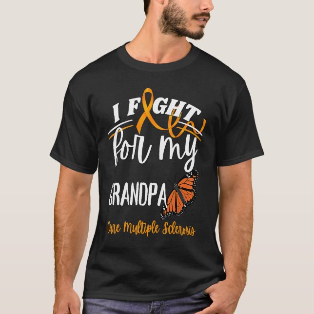 Camiseta MS Esclerosis Múltiple Cura de Conciencia MS Marip (Anverso)