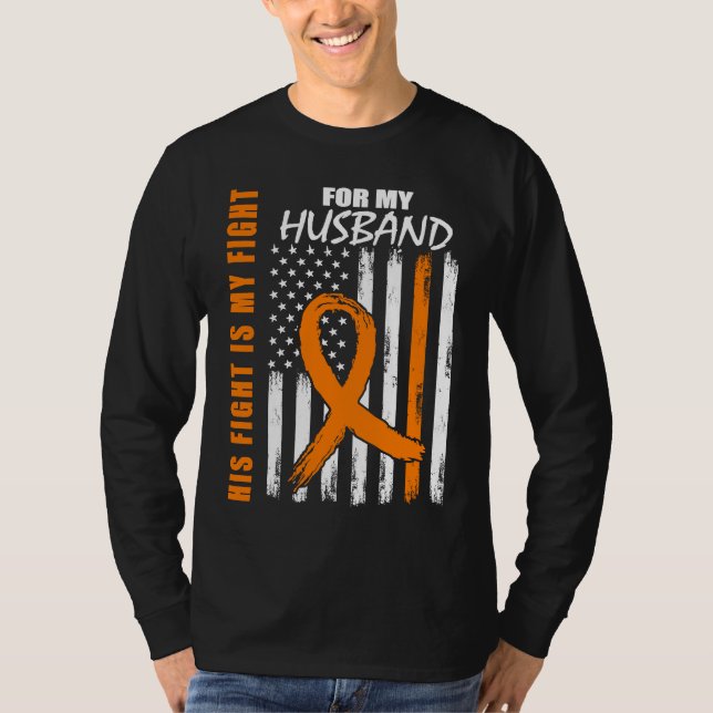 Camiseta MS Family Fight Husband Multiple Sclerosis America (Anverso)