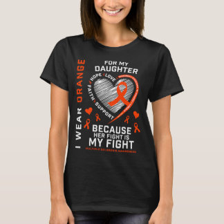 Camiseta MS Gifts Apparel Fight Daughter Multiple Sclerosis