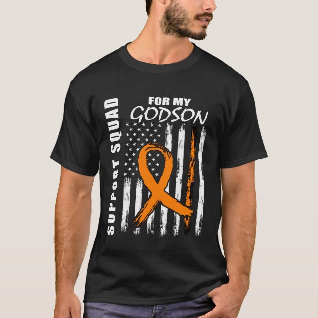 Camiseta MS Godson Multiple Sclerosis Awareness Flag Godpar (Anverso)