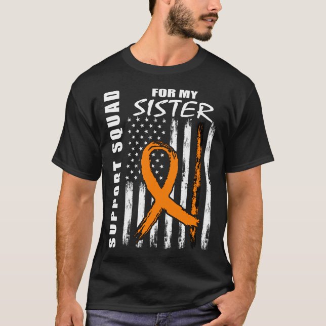 Camiseta MS Hermana Conciencia de Esclerosis Múltiple USA B (Anverso)
