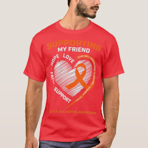 Camiseta MS I Usa Naranja Para Mi Amigo Esclerosis Múltiple