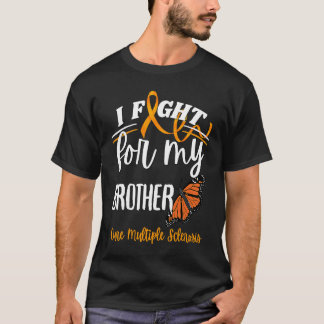 Camiseta MS Múltiple Esclerosis Conciencia Cure MS Hermano