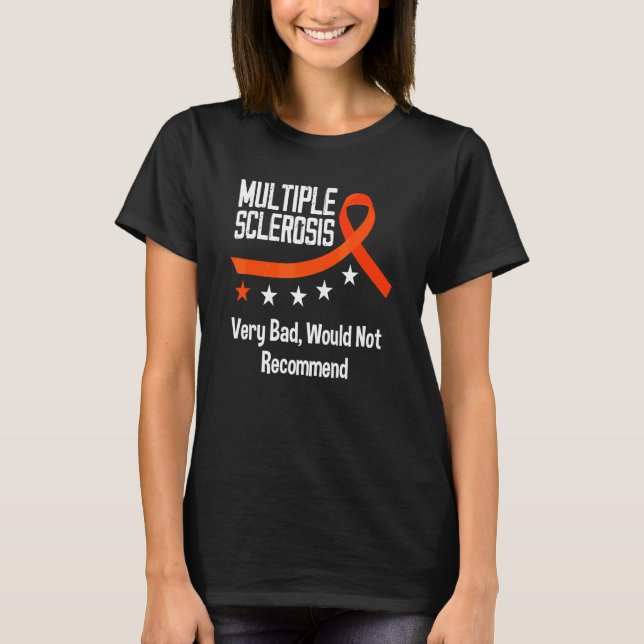 Camiseta Ms Review Muy Mala Conciencia De Escelrosis Múltip (Anverso)