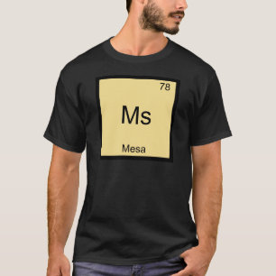 Camiseta Ms - Símbolo del Elemento Químico de la C