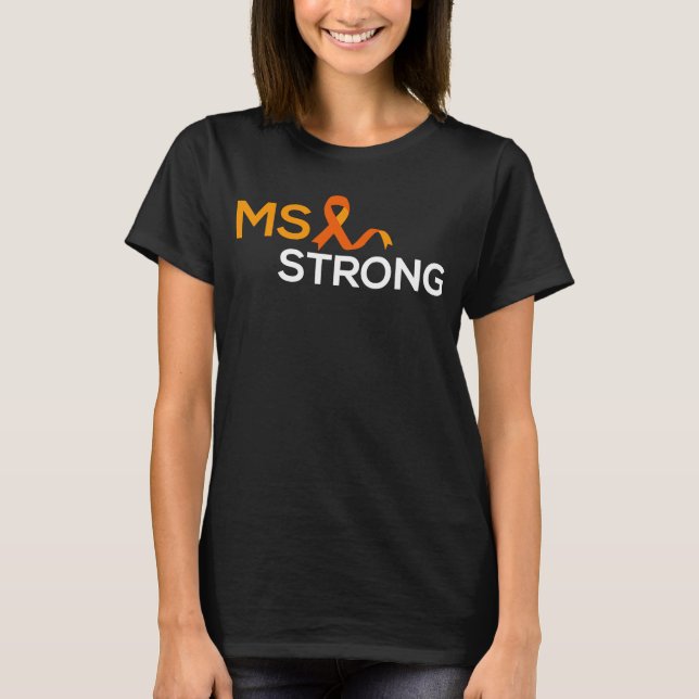Camiseta MS STRONING Mujeres Guerreras Esclerosis Múltiple  (Anverso)