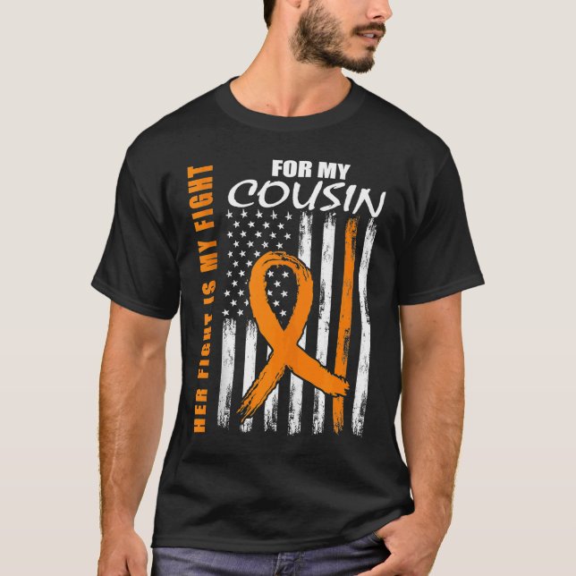 Camiseta MS Su Lucha Es Mi Primo De Lucha Esclerosis Múltip (Anverso)