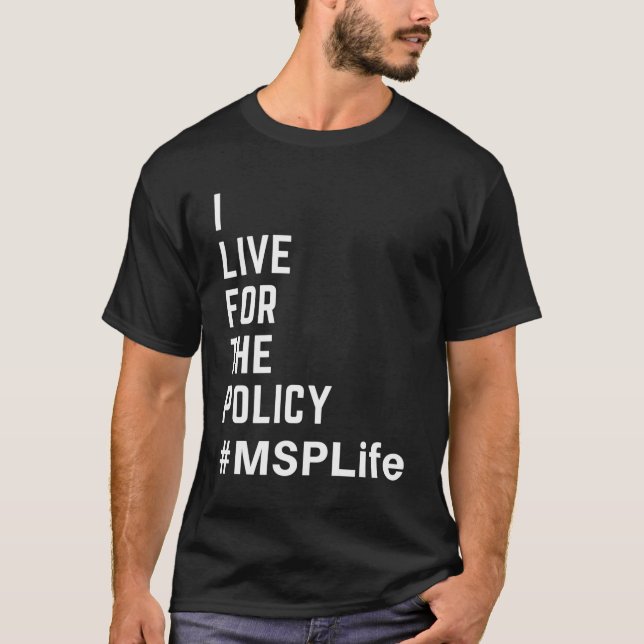 Camiseta Msp Bylaw Hospital Política De Credencial Cpmsm Cp (Anverso)