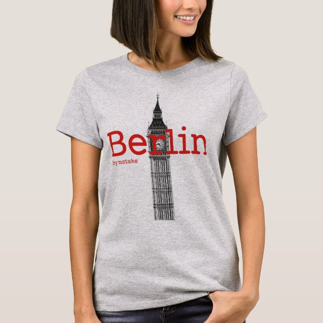 Camiseta Mstake de Berlín y de Big Ben (Anverso)