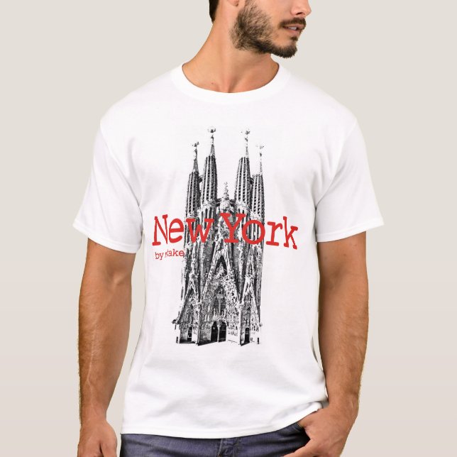 Camiseta Mstake de Nueva York y de Barcelona (Anverso)