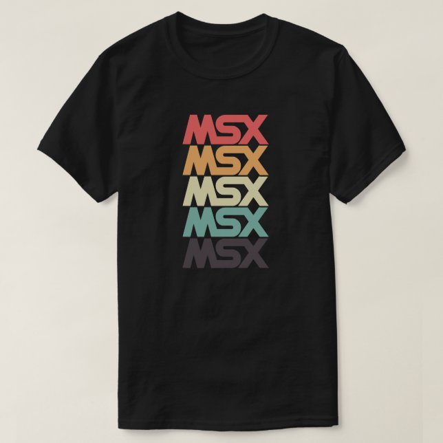 CAMISETA MSX (Diseño del anverso)